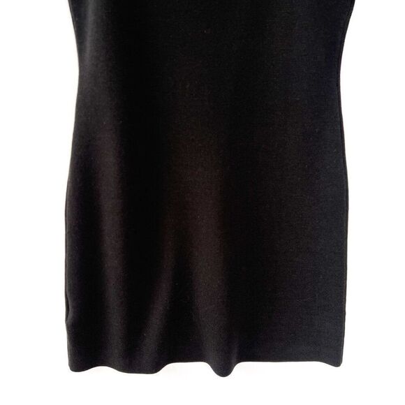 NWT J. Crew Black Square Neck Sleeveless Knit Sweater Dress BR343 Retail $128 - Picture 10 of 10